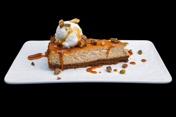 CHEESECAKE FAMOUS WITH MISO & SALTED CARAMEL