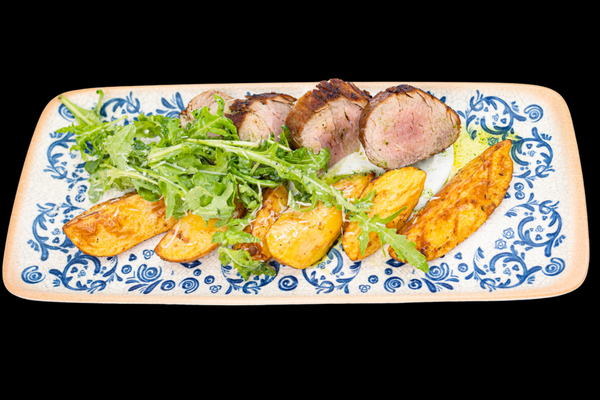 Pork tenderloin schnitzel with French fries
