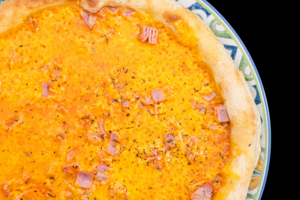 Margherita with Cheddar and Bacon