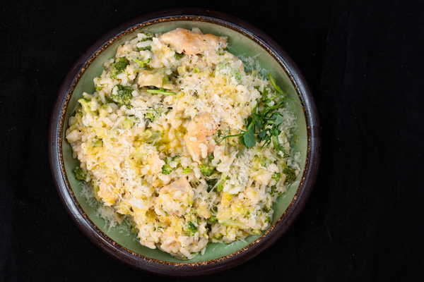 TRUFFLE RISOTTO WITH CREAMY SAUCE PARMESAN